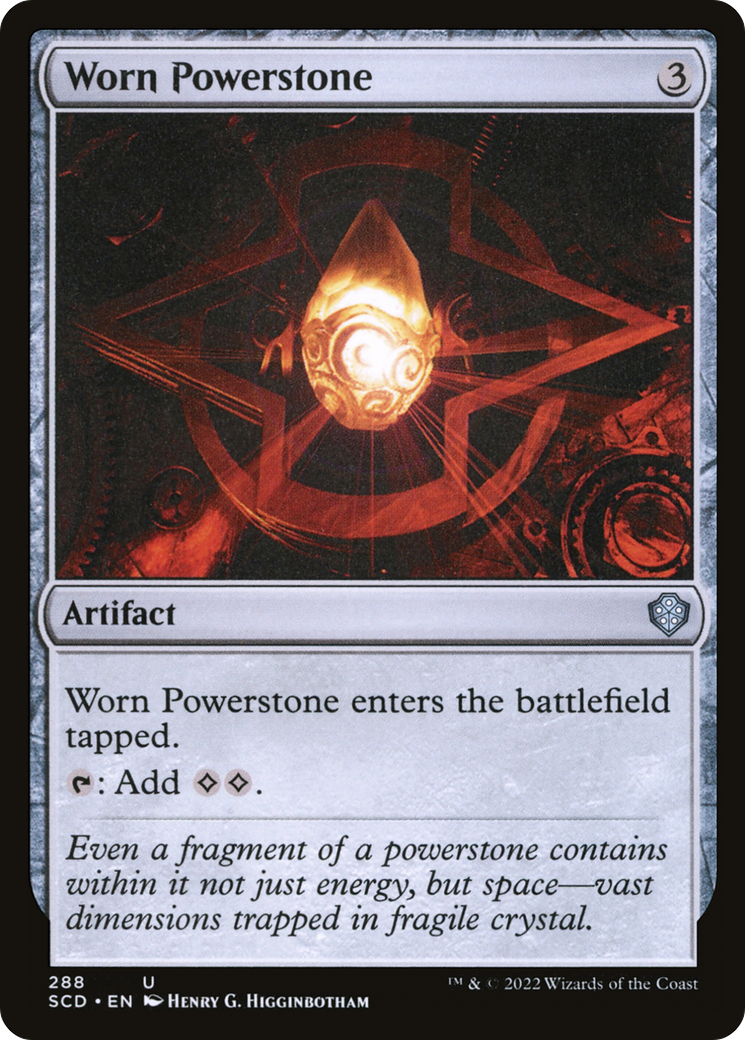 Worn Powerstone [Starter Commander Decks] | Event Horizon Hobbies CA