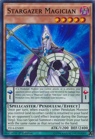 Stargazer Magician [YS14-EN009] Super Rare | Event Horizon Hobbies CA