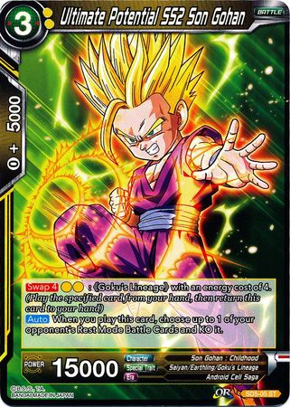 Ultimate Potential SS2 Son Gohan (Starter Deck - The Crimson Saiyan) (SD5-05) [Colossal Warfare] | Event Horizon Hobbies CA