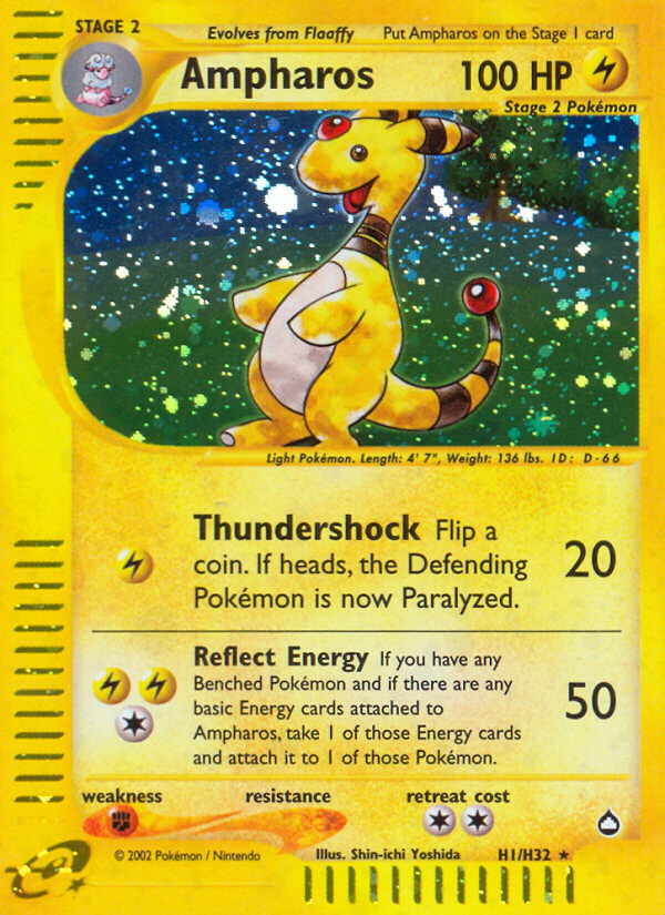 Ampharos (H1/H32) [Aquapolis] | Event Horizon Hobbies CA