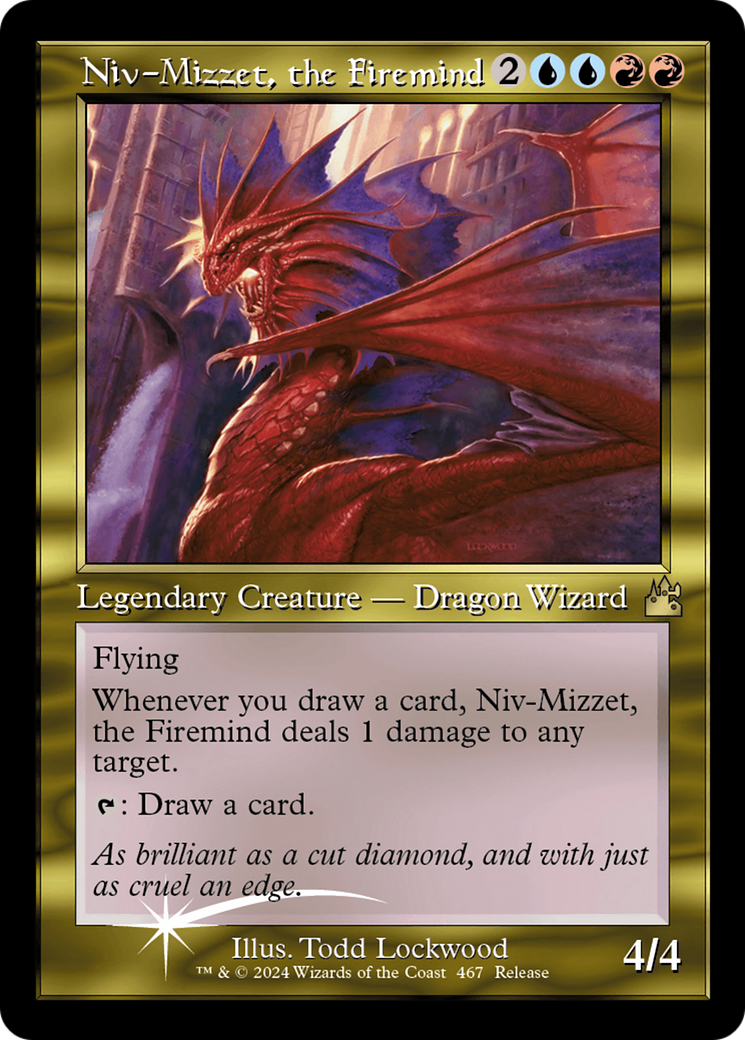 Niv-Mizzet, the Firemind (Retro Frame) [Ravnica Remastered] | Event Horizon Hobbies CA