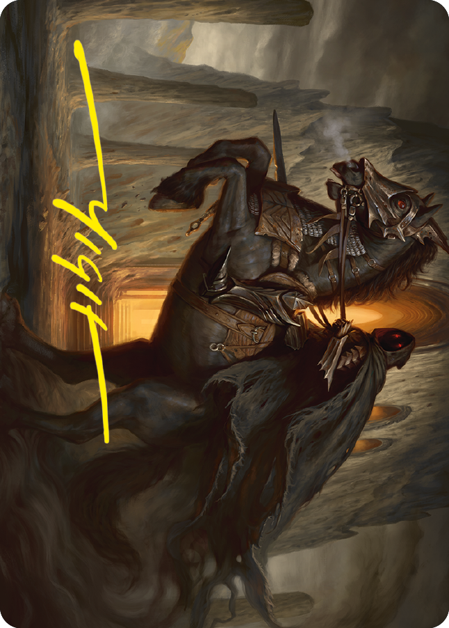 Nazgul Art Card (Gold-Stamped Signature) [The Lord of the Rings: Tales of Middle-earth Art Series] | Event Horizon Hobbies CA