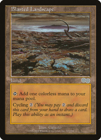 Blasted Landscape [Urza's Saga] | Event Horizon Hobbies CA