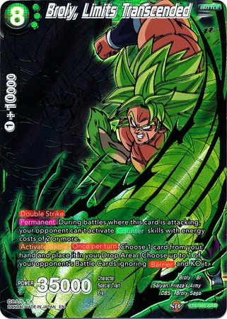 Broly, Limits Transcended (SPR) (BT6-060_SPR) [Destroyer Kings] | Event Horizon Hobbies CA