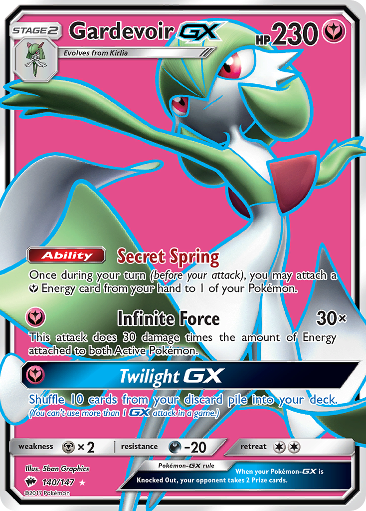 Gardevoir GX (140/147) [Sun & Moon: Burning Shadows] | Event Horizon Hobbies CA