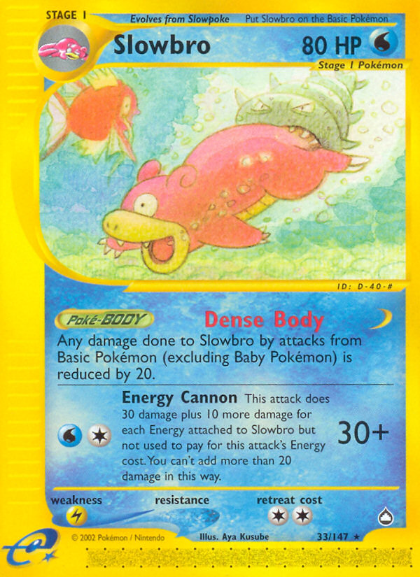 Slowbro (33/147) [Aquapolis] | Event Horizon Hobbies CA