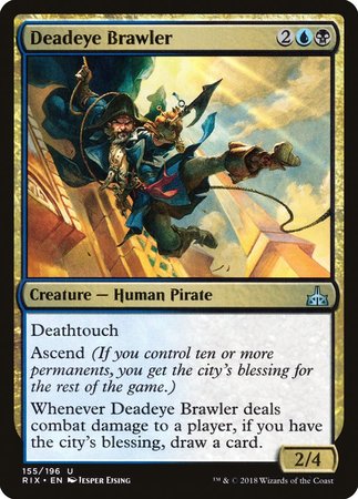 Deadeye Brawler [Rivals of Ixalan] | Event Horizon Hobbies CA