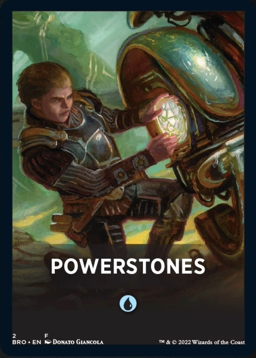 Powerstones Theme Card [The Brothers' War Tokens] | Event Horizon Hobbies CA