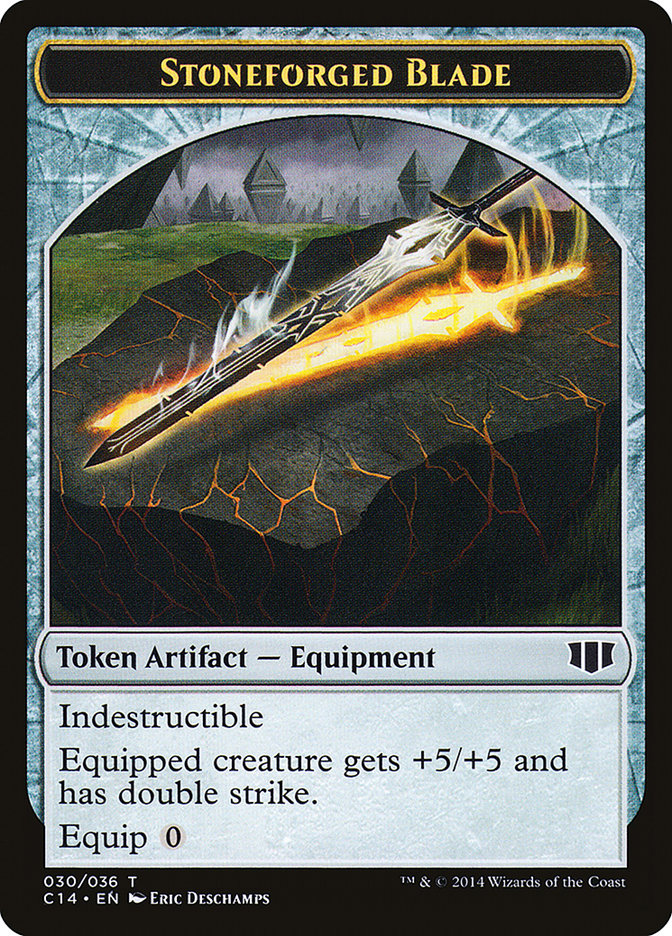 Stoneforged Blade // Germ Double-sided Token [Commander 2014 Tokens] | Event Horizon Hobbies CA