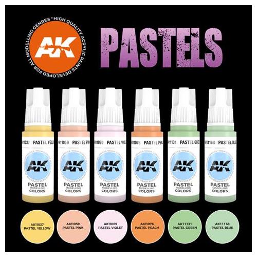 AK Interactive 3rd Generation - Pastel Colours