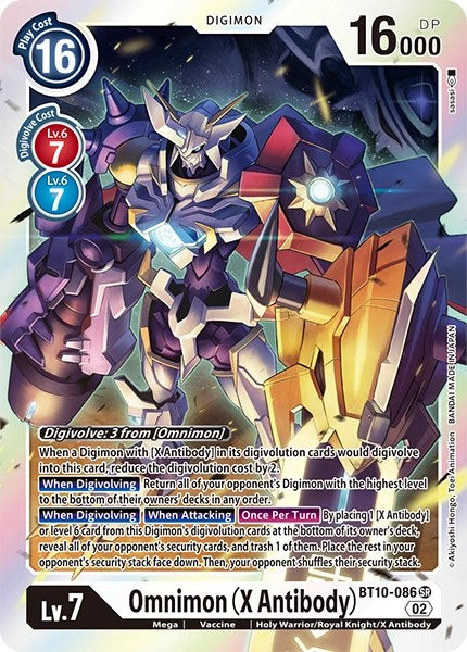 Omnimon (X Antibody) [BT10-086] [Revision Pack Cards] | Event Horizon Hobbies CA