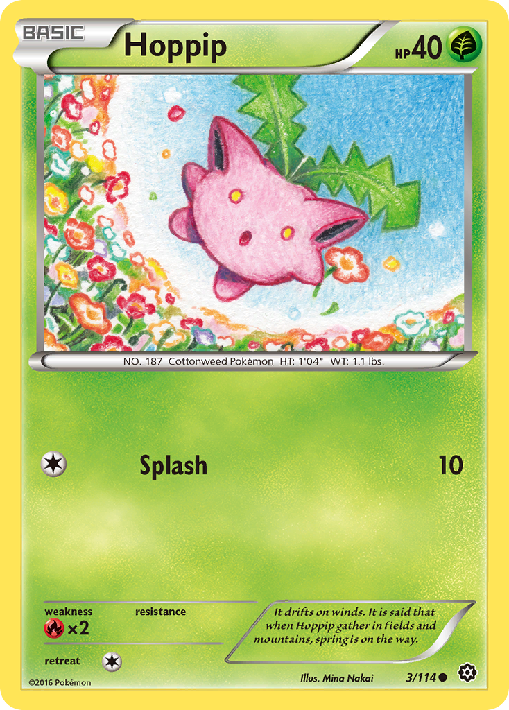 Hoppip (3/114) [XY: Steam Siege] | Event Horizon Hobbies CA