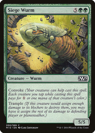 Siege Wurm [Magic 2015]