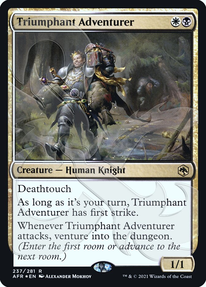 Triumphant Adventurer (Ampersand Promo) [Dungeons & Dragons: Adventures in the Forgotten Realms Promos] | Event Horizon Hobbies CA