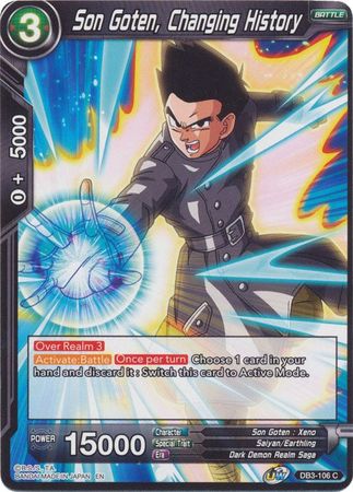 Son Goten, Changing History (DB3-106) [Giant Force] | Event Horizon Hobbies CA