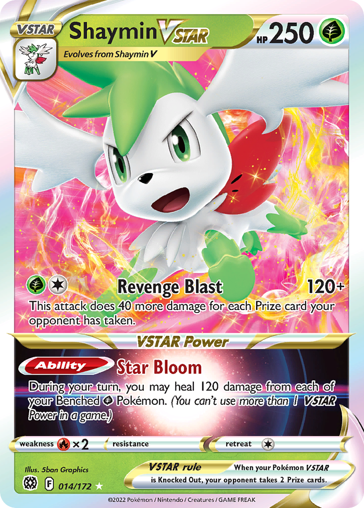 Shaymin VSTAR (014/172) (Jumbo Card) [Sword & Shield: Brilliant Stars] | Event Horizon Hobbies CA