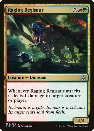 Raging Regisaur [Rivals of Ixalan] | Event Horizon Hobbies CA