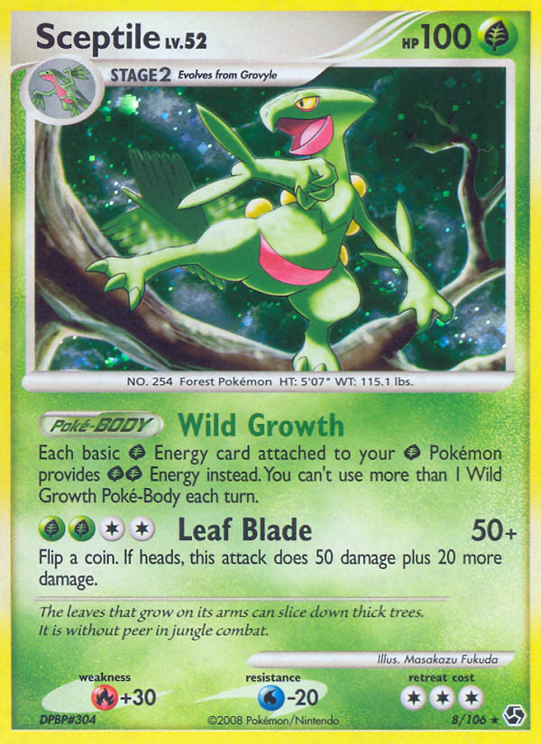 Sceptile (8/106) [Diamond & Pearl: Great Encounters] | Event Horizon Hobbies CA