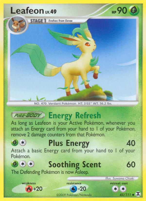 Leafeon (45/111) [Platinum: Rising Rivals] | Event Horizon Hobbies CA