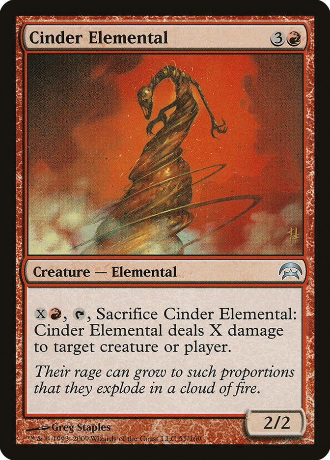 Cinder Elemental [Planechase] | Event Horizon Hobbies CA