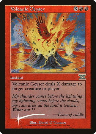 Volcanic Geyser [Friday Night Magic 2000] | Event Horizon Hobbies CA