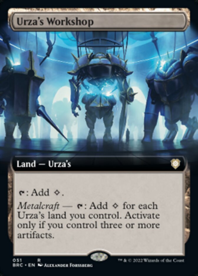 Urza's Workshop (Extended Art) [The Brothers' War Commander] | Event Horizon Hobbies CA