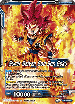 Super Saiyan God Son Goku // SSGSS Son Goku, Soul Striker Reborn (P-211) [Collector's Selection Vol. 2] | Event Horizon Hobbies CA