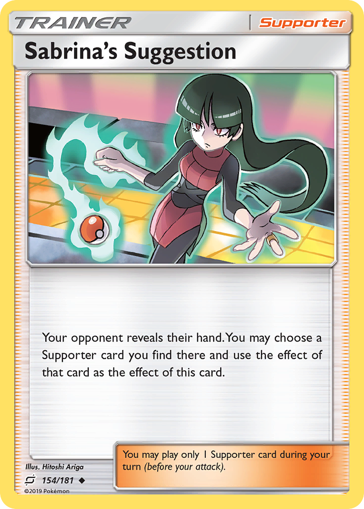 Sabrina's Suggestion (154/181) [Sun & Moon: Team Up] | Event Horizon Hobbies CA