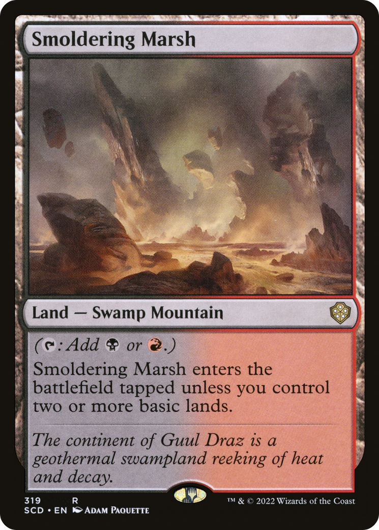 Smoldering Marsh [Starter Commander Decks] | Event Horizon Hobbies CA