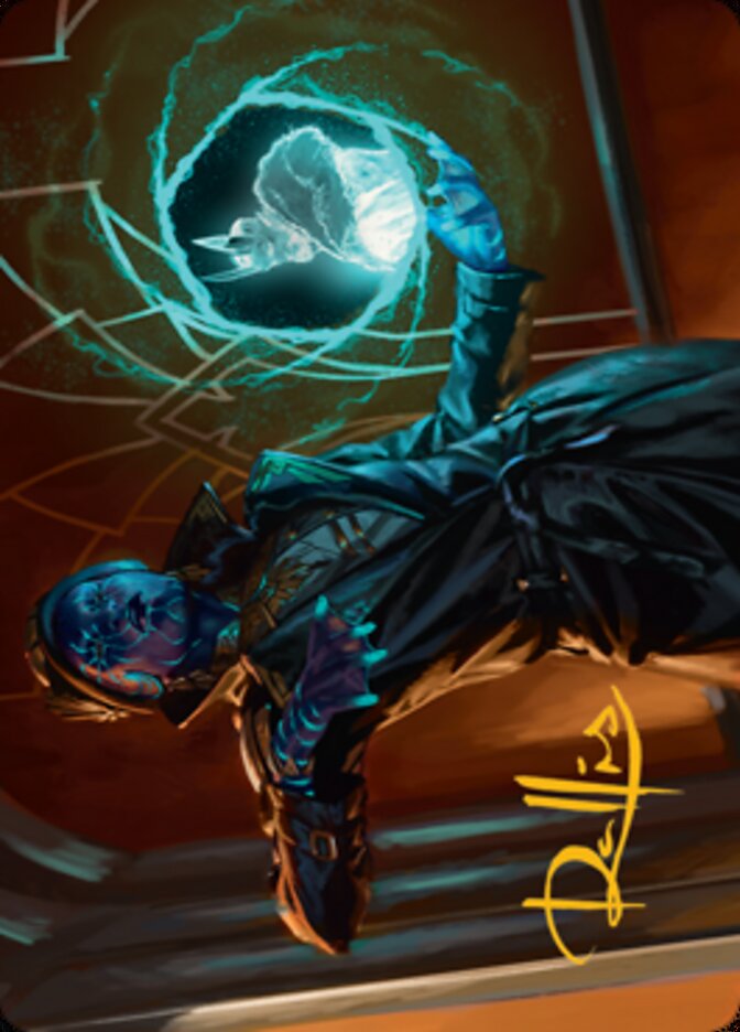 Kamiz, Obscura Oculus Art Card (Gold-Stamped Signature) [Streets of New Capenna Art Series] | Event Horizon Hobbies CA