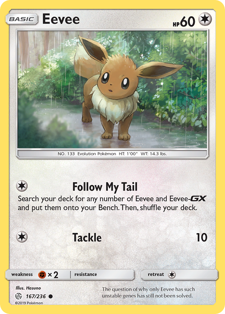 Eevee (167/236) [Sun & Moon: Cosmic Eclipse] | Event Horizon Hobbies CA