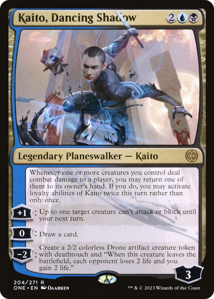 Kaito, Dancing Shadow [Phyrexia: All Will Be One] | Event Horizon Hobbies CA