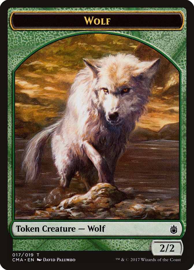 Wolf (017/019) [Commander Anthology Tokens] | Event Horizon Hobbies CA