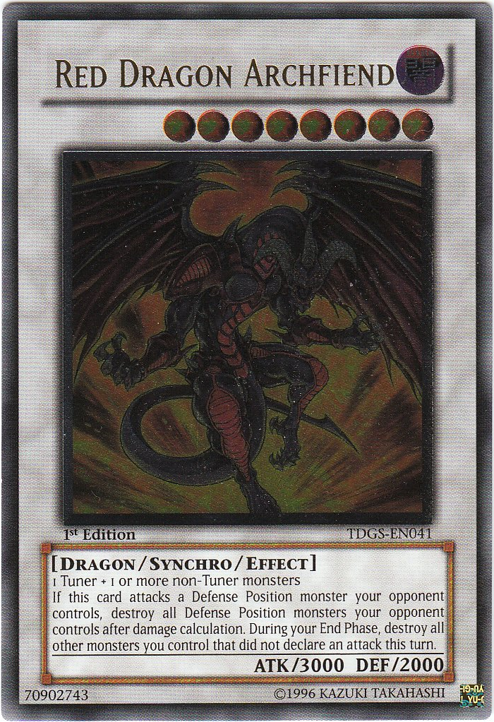 Red Dragon Archfiend [TDGS-EN041] Ultimate Rare | Event Horizon Hobbies CA