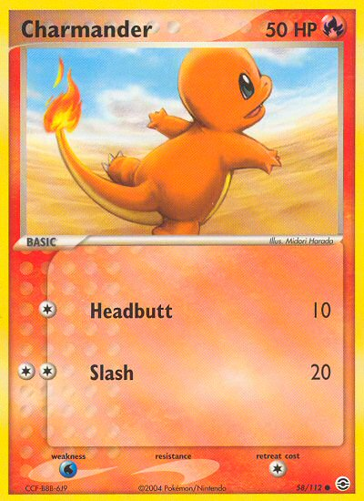 Charmander (58/112) [EX: FireRed & LeafGreen] | Event Horizon Hobbies CA