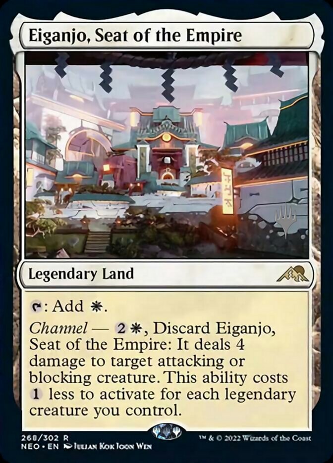 Eiganjo, Seat of the Empire (Promo Pack) [Kamigawa: Neon Dynasty Promos] | Event Horizon Hobbies CA