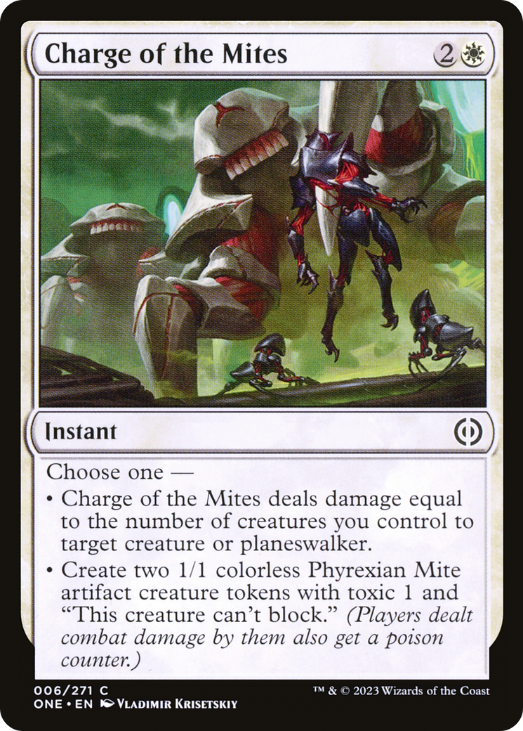 Charge of the Mites [Phyrexia: All Will Be One] | Event Horizon Hobbies CA