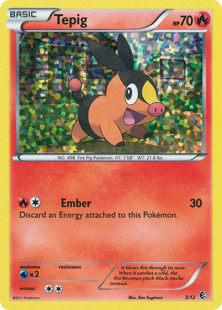 Tepig (3/12) [McDonald's Promos: 2011 Collection] | Event Horizon Hobbies CA