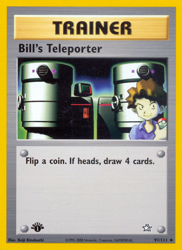 Bill's Teleporter (91/111) [Neo Genesis 1st Edition] | Event Horizon Hobbies CA