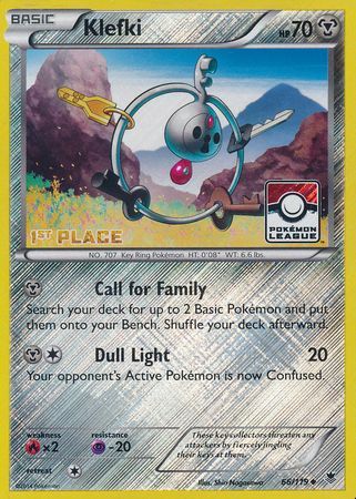 Klefki (66/119) (League Promo 1st Place) [XY: Phantom Forces] | Event Horizon Hobbies CA