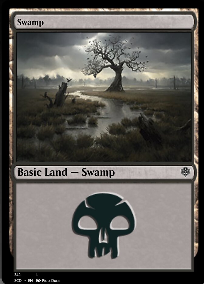 Swamp (342) [Starter Commander Decks] | Event Horizon Hobbies CA