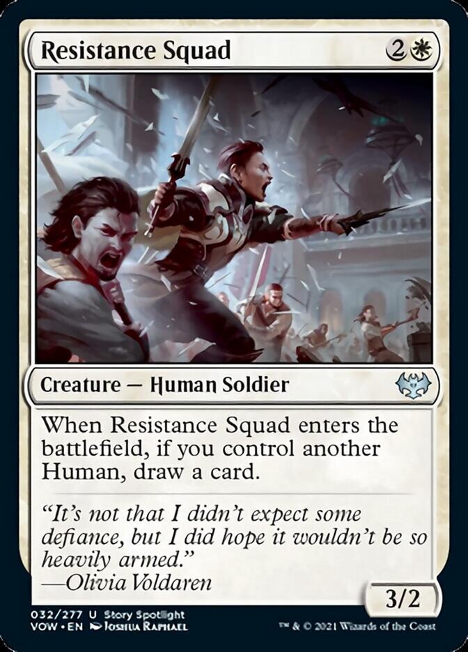 Resistance Squad [Innistrad: Crimson Vow] | Event Horizon Hobbies CA