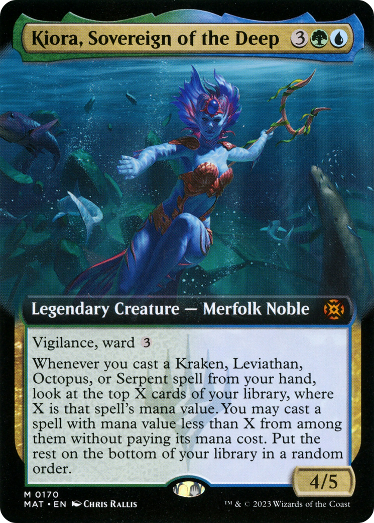 Kiora, Sovereign of the Deep (Extended Art) [March of the Machine: The Aftermath] | Event Horizon Hobbies CA