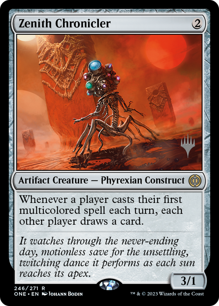 Zenith Chronicler (Promo Pack) [Phyrexia: All Will Be One Promos] | Event Horizon Hobbies CA