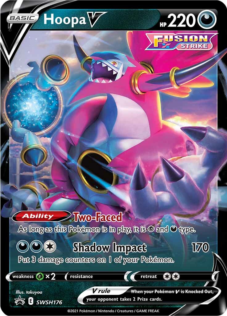 Hoopa V (SWSH176) (Jumbo Card) [Sword & Shield: Black Star Promos] | Event Horizon Hobbies CA