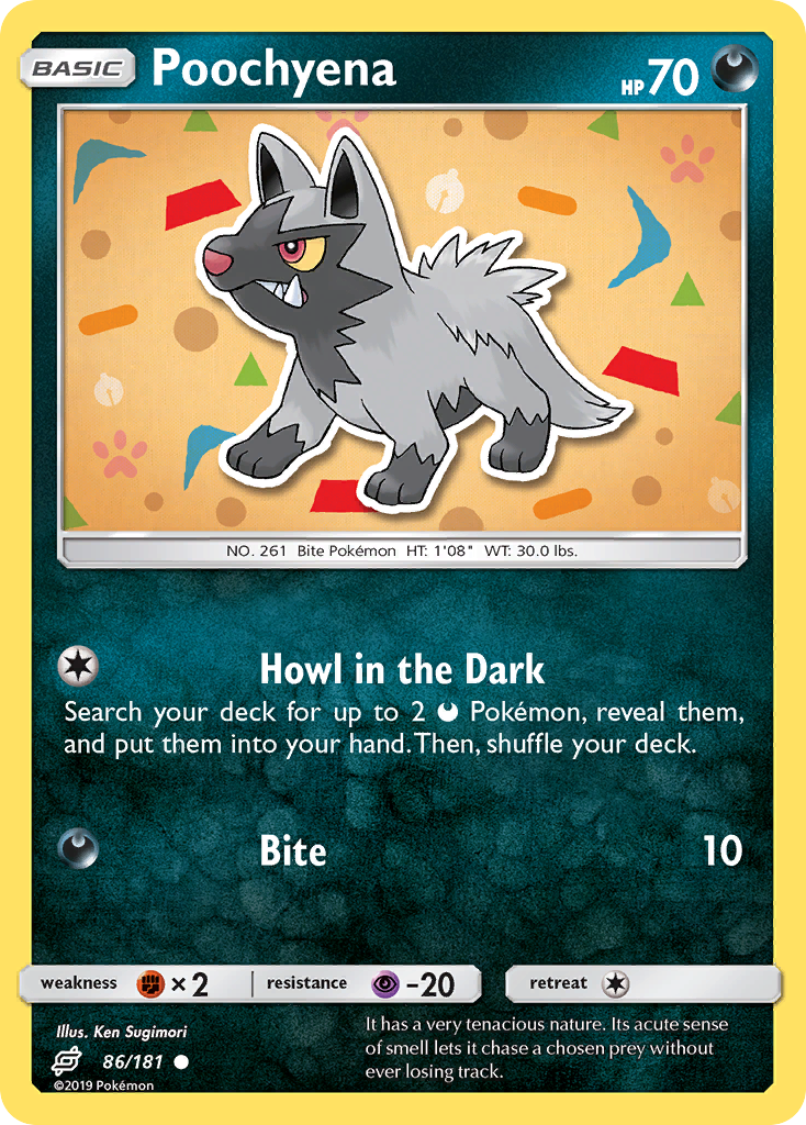 Poochyena (86/181) [Sun & Moon: Team Up] | Event Horizon Hobbies CA