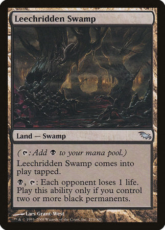 Leechridden Swamp [Shadowmoor] | Event Horizon Hobbies CA