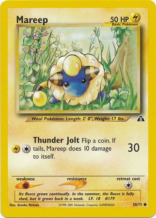 Mareep (58/75) [Neo Discovery Unlimited] | Event Horizon Hobbies CA