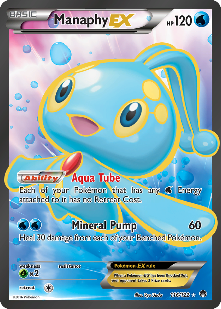 Manaphy EX (116/122) [XY: BREAKpoint] | Event Horizon Hobbies CA