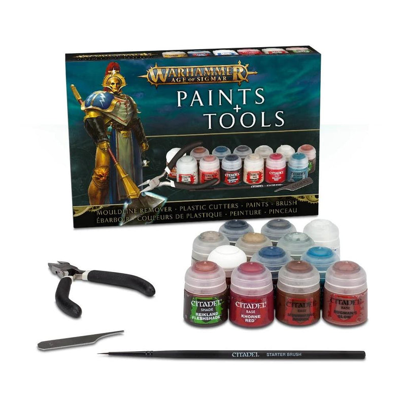 Warhammer Age of Sigmar Paints & Tools Set